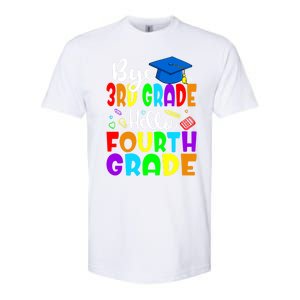 Funny Student Bye 3Rd Grade Hello Fourth Grade Gift Softstyle CVC T-Shirt