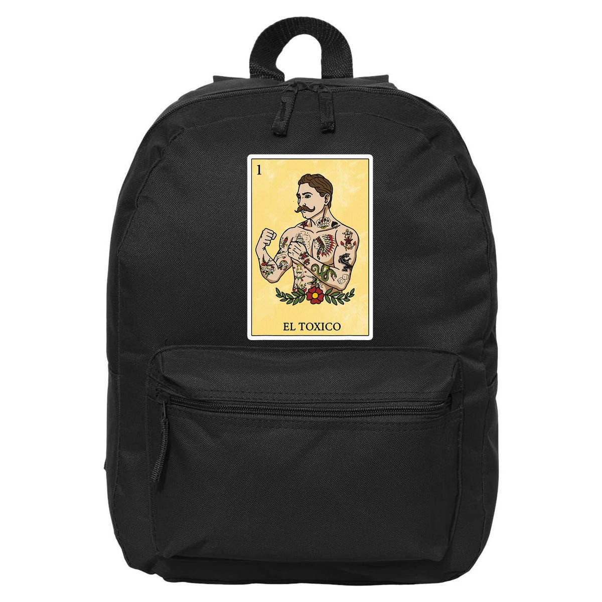 Funny Spanishmexican Bingo Gifts For Man El Toxico 16 in Basic Backpack