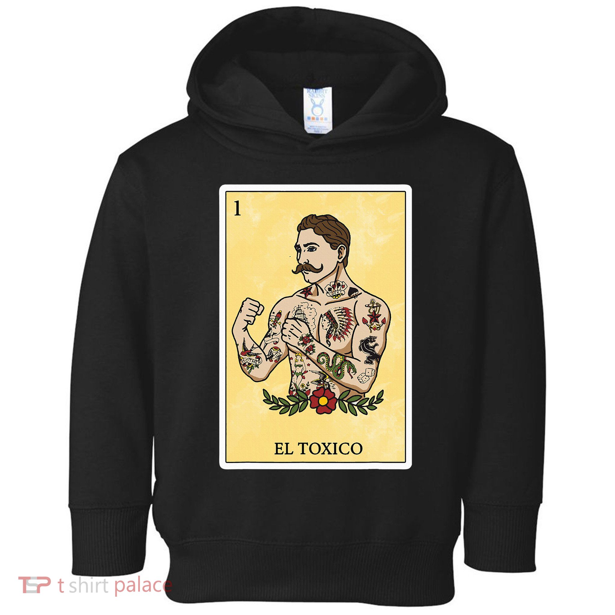Funny Spanishmexican Bingo Gifts For Man El Toxico Toddler Hoodie