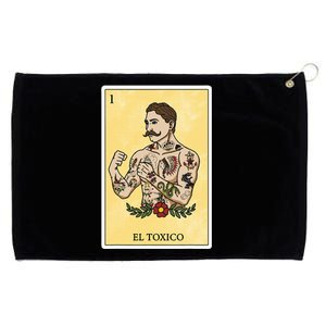 Funny Spanishmexican Bingo Gifts For Man El Toxico Grommeted Golf Towel