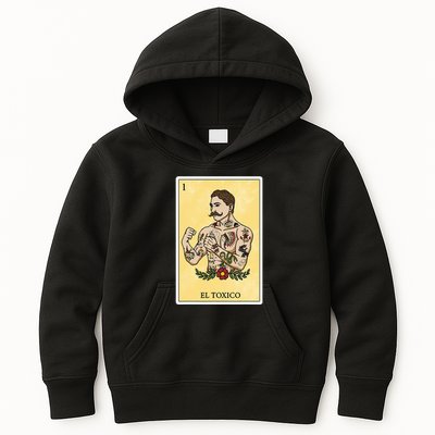 Funny Spanishmexican Bingo Gifts For Man El Toxico Kids Hoodie