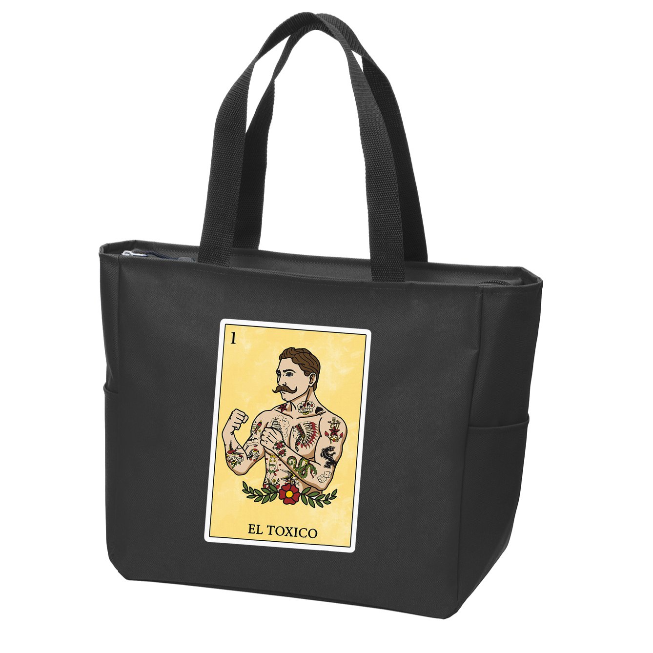 Funny Spanishmexican Bingo Gifts For Man El Toxico Zip Tote Bag