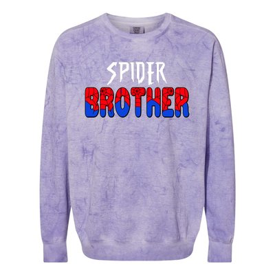 Funny Spider Brother Matching Family Shirts Colorblast Crewneck Sweatshirt