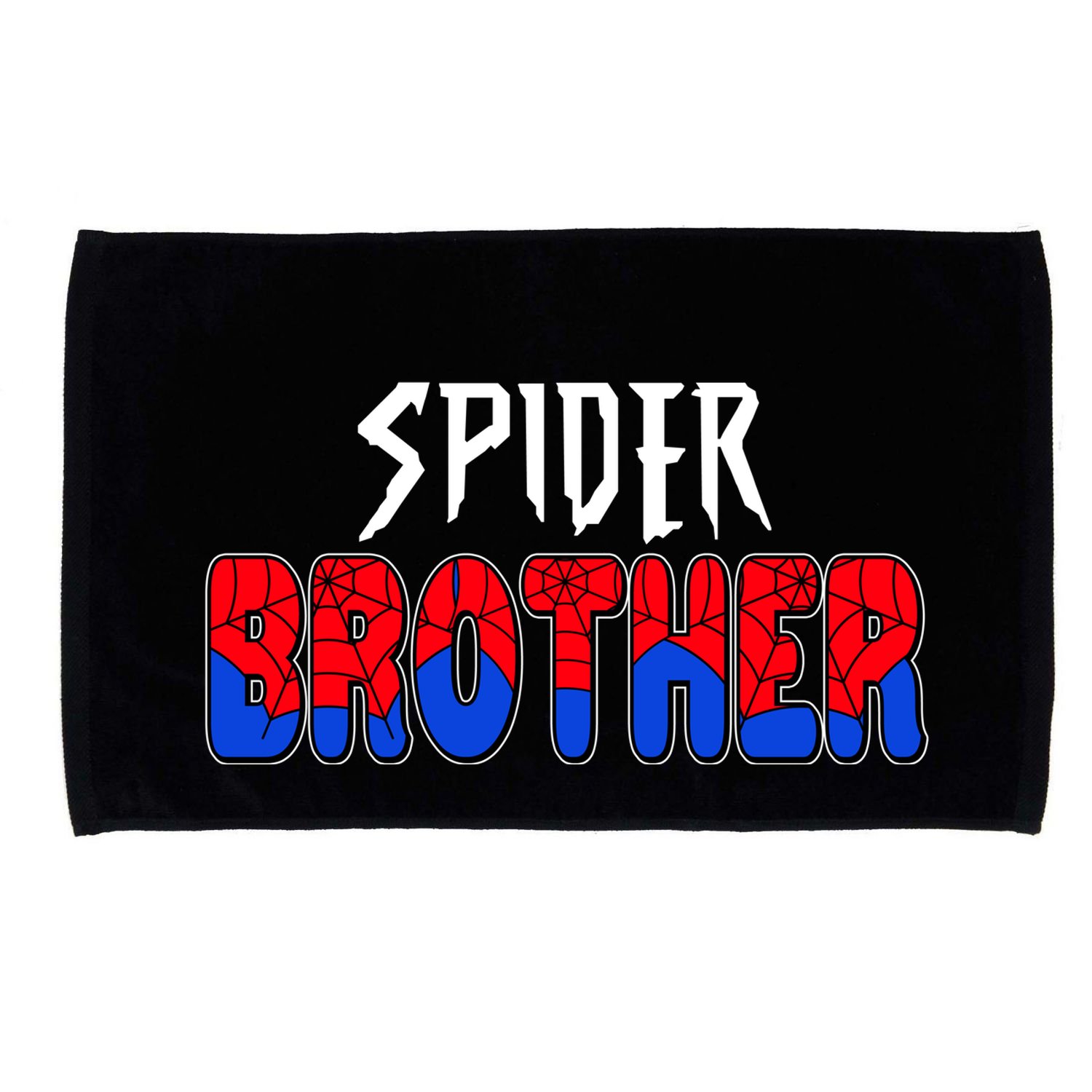 Funny Spider Brother Matching Family Shirts Microfiber Hand Towel