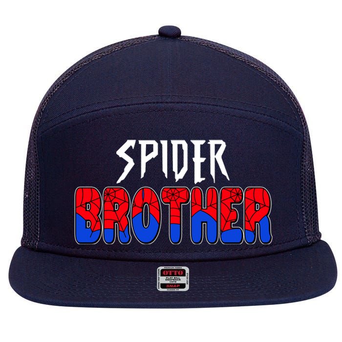 Funny Spider Brother Matching Family Shirts 7 Panel Mesh Trucker Snapback Hat