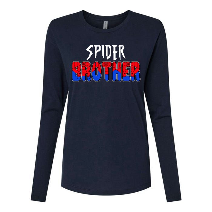 Funny Spider Brother Matching Family Shirts Womens Cotton Relaxed Long Sleeve T-Shirt