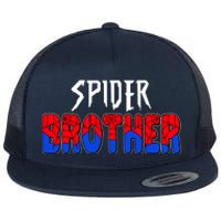 Funny Spider Brother Matching Family Shirts Flat Bill Trucker Hat