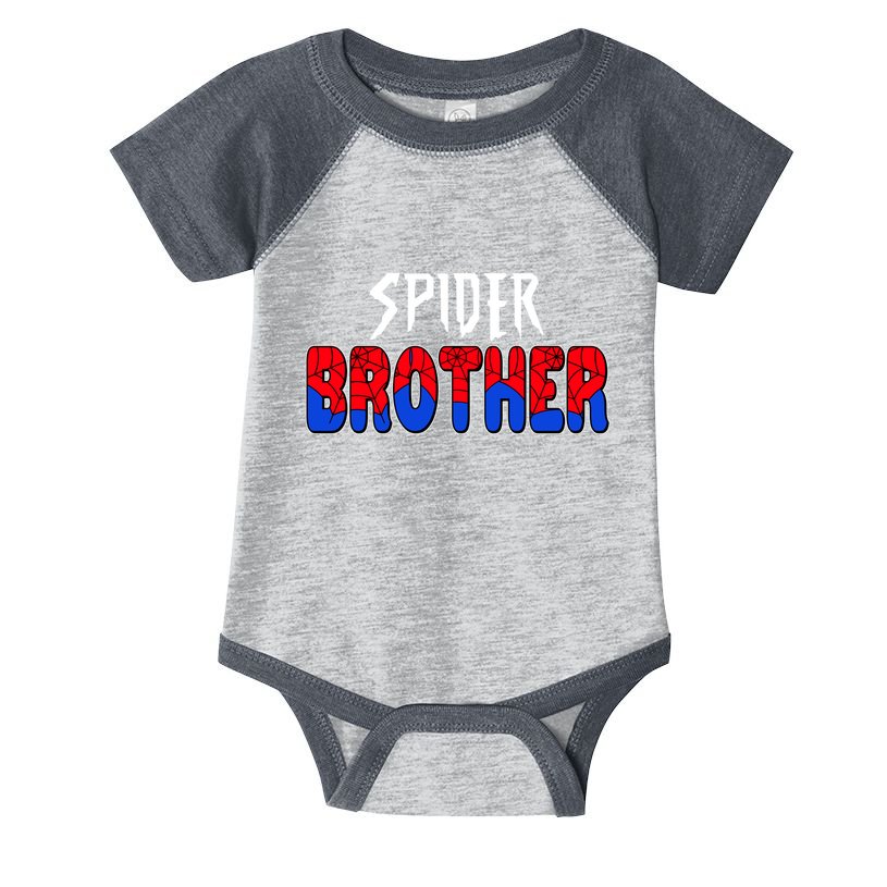 Funny Spider Brother Matching Family Shirts Infant Baby Jersey Bodysuit