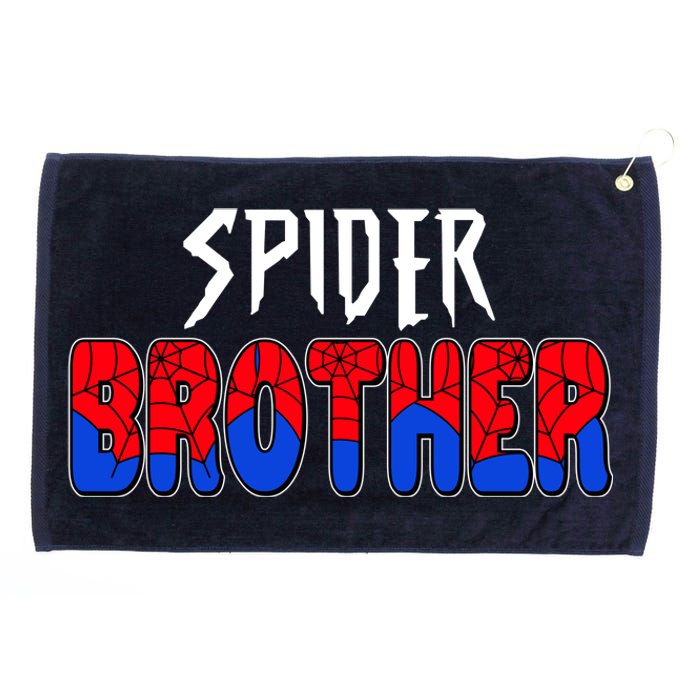 Funny Spider Brother Matching Family Shirts Grommeted Golf Towel