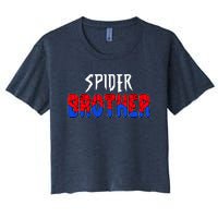 Funny Spider Brother Matching Family Shirts Women's Crop Top Tee