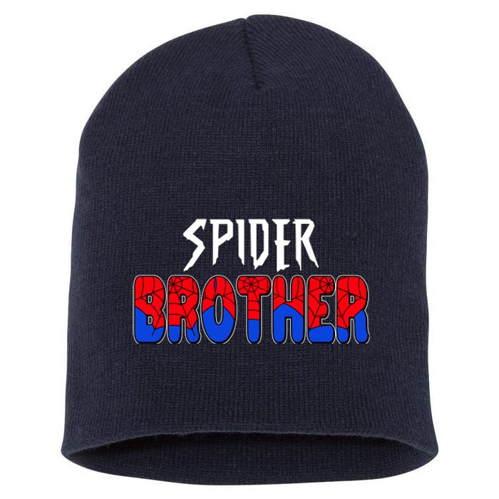 Funny Spider Brother Matching Family Shirts Short Acrylic Beanie