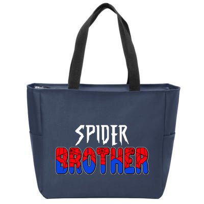 Funny Spider Brother Matching Family Shirts Zip Tote Bag