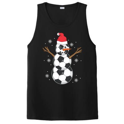 Funny Soccer Ball Snow Sport Lover Gift Christmas Holiday Great Gift PosiCharge Competitor Tank