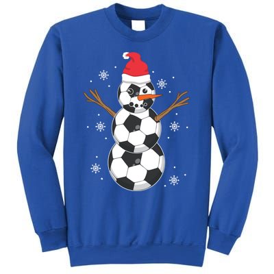 Funny Soccer Ball Snow Sport Lover Gift Christmas Holiday Great Gift Sweatshirt