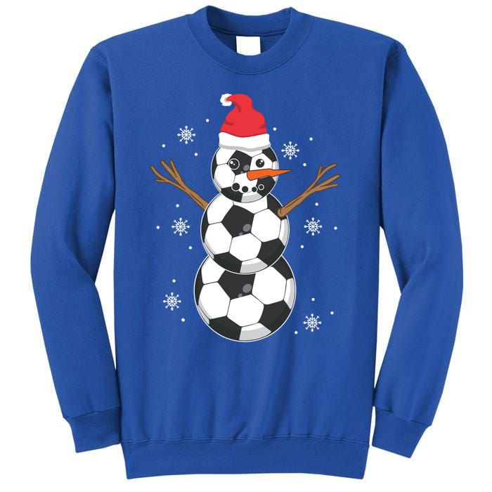 Funny Soccer Ball Snow Sport Lover Gift Christmas Holiday Great Gift Sweatshirt