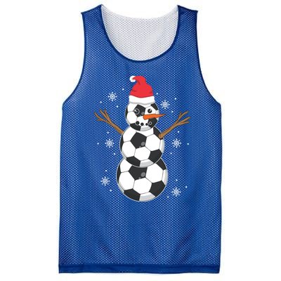 Funny Soccer Ball Snow Sport Lover Gift Christmas Holiday Great Gift Mesh Reversible Basketball Jersey Tank