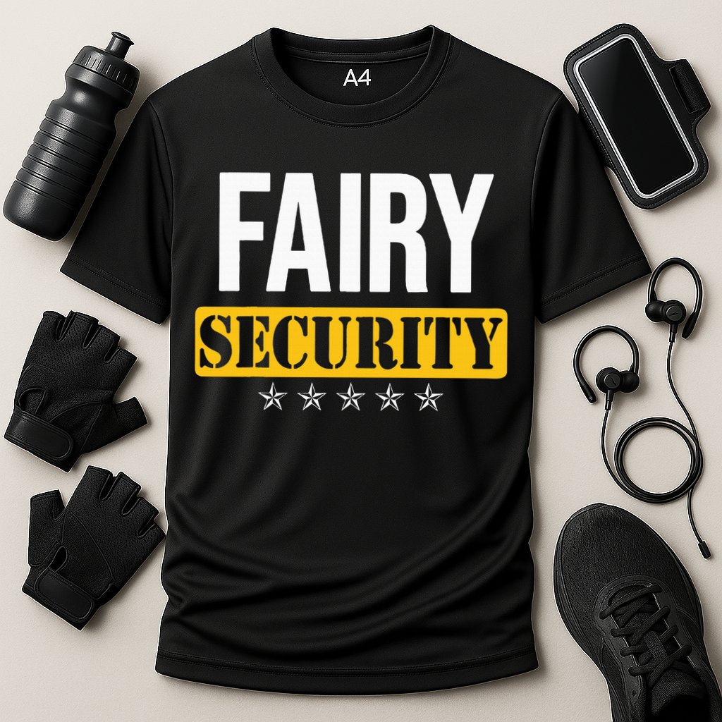 Fairy Security Birthday Family Dad Mom Halloween Costume Cooling Performance Crew T-Shirt