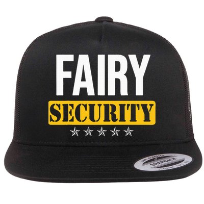 Fairy Security Birthday Family Dad Mom Halloween Costume Flatbill Hat