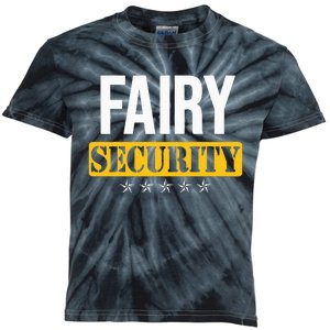 Fairy Security Birthday Family Dad Mom Halloween Costume Kids Tie-Dye T-Shirt