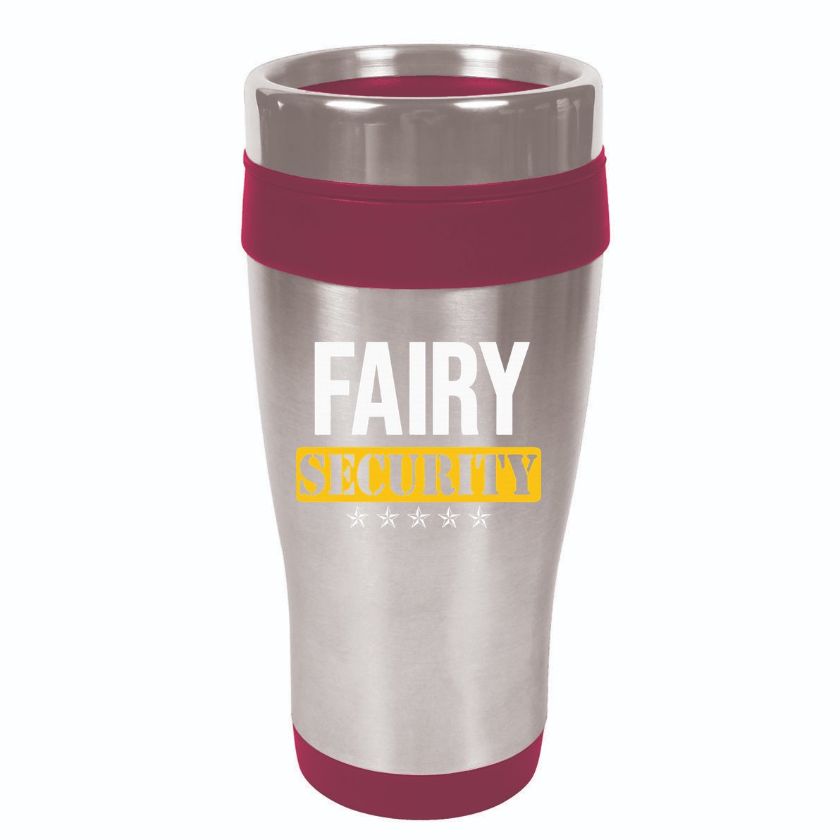 Fairy Security Birthday Family Dad Mom Halloween Costume 16oz Travel Tumbler