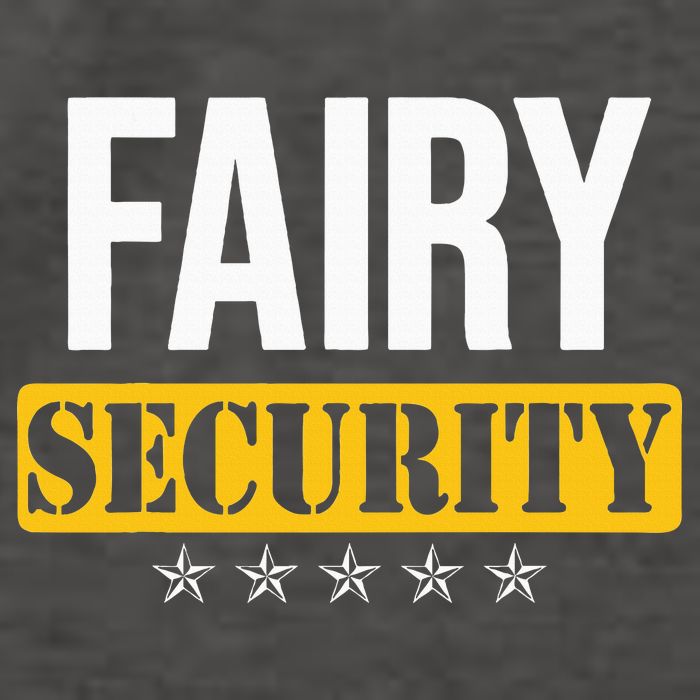 Fairy Security Birthday Family Dad Mom Halloween Costume Vector Backpack