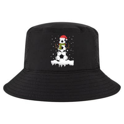 Funny Soccer Ball Snow Sport Lover Gift Christmas Holiday Cool Gift Cool Comfort Performance Bucket Hat