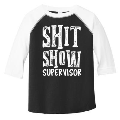 Funny Supervisor Boss Ager Mom Dad Teacher Nurse Gift Toddler Fine Jersey T-Shirt