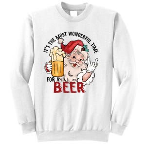 Funny Santa Beer Sweatshirt