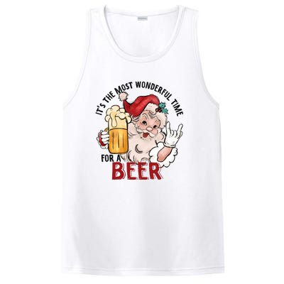 Funny Santa Beer PosiCharge Competitor Tank