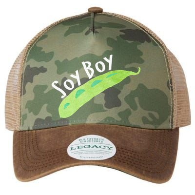 Funny Soy Boy Liberal Vegan Vegetarian Legacy Tie Dye Trucker Hat