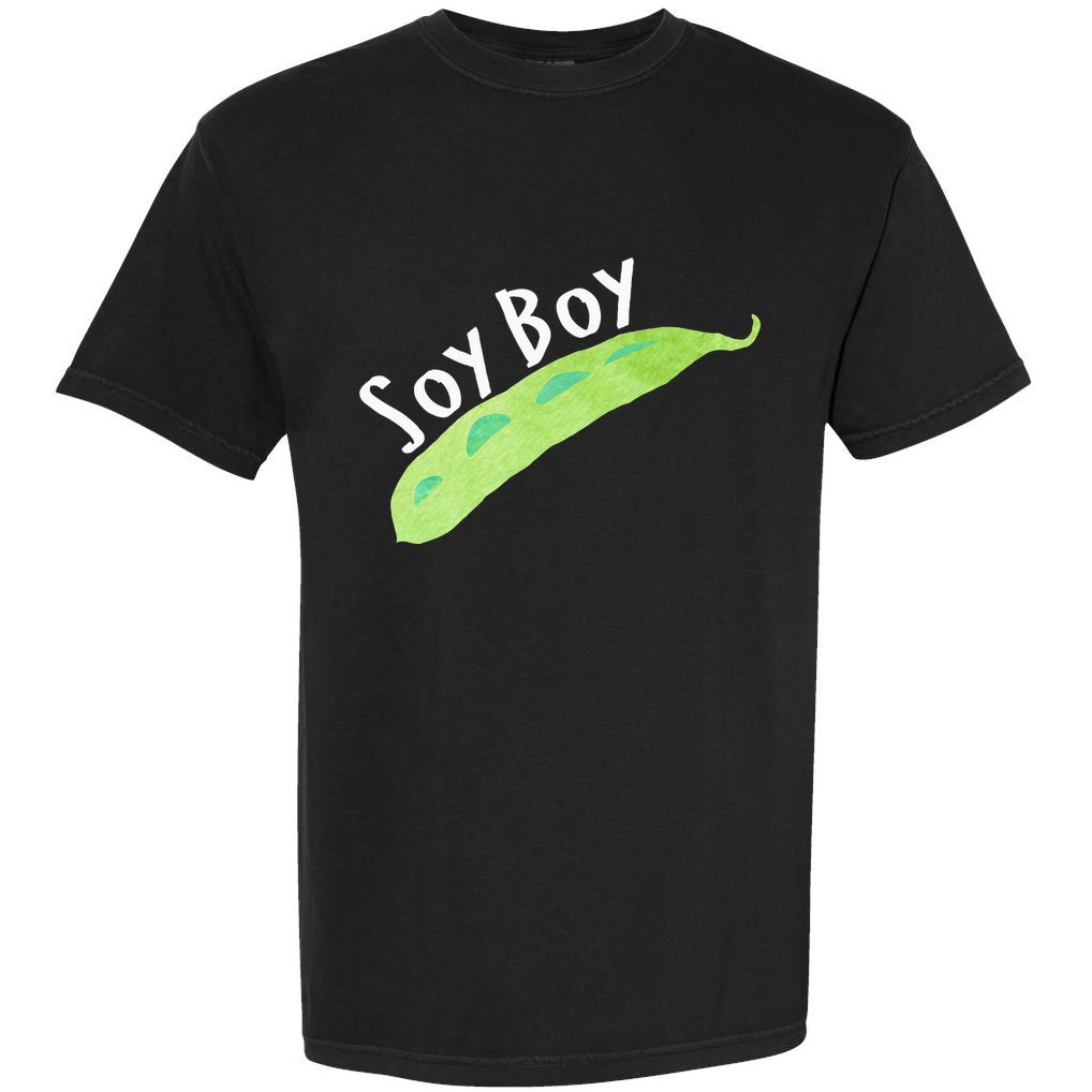 Funny Soy Boy Liberal Vegan Vegetarian Comfort Colors T-Shirt