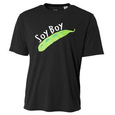 Funny Soy Boy Liberal Vegan Vegetarian Cooling Performance Crew T-Shirt