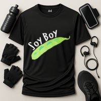 Funny Soy Boy Liberal Vegan Vegetarian Cooling Performance Crew T-Shirt
