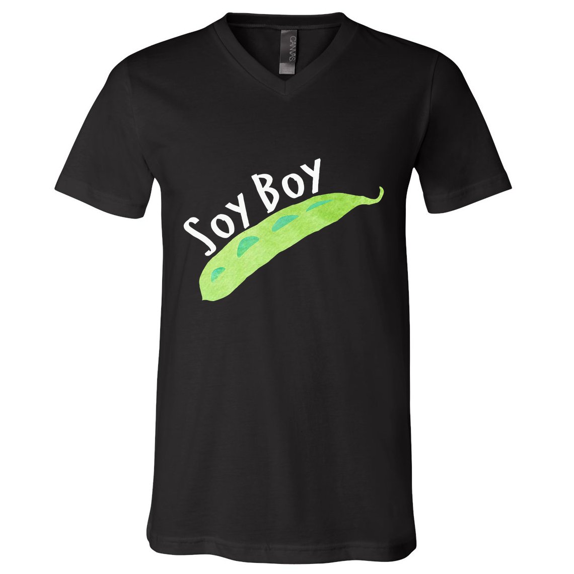 Funny Soy Boy Liberal Vegan Vegetarian V-Neck T-Shirt
