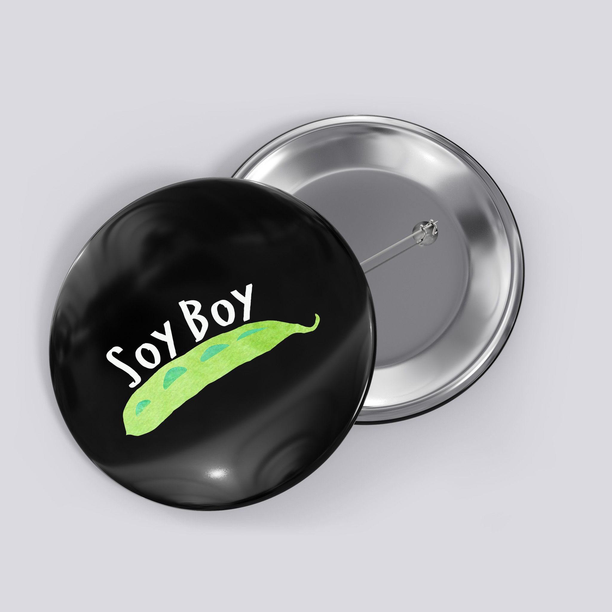 Funny Soy Boy Liberal Vegan Vegetarian Button