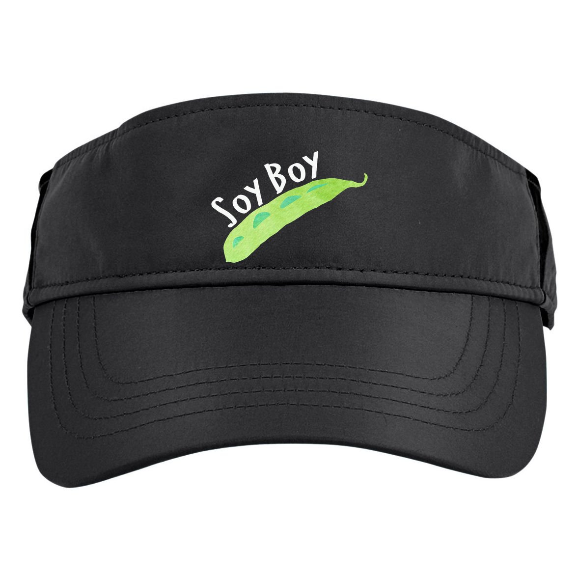 Funny Soy Boy Liberal Vegan Vegetarian Adult Drive Performance Visor
