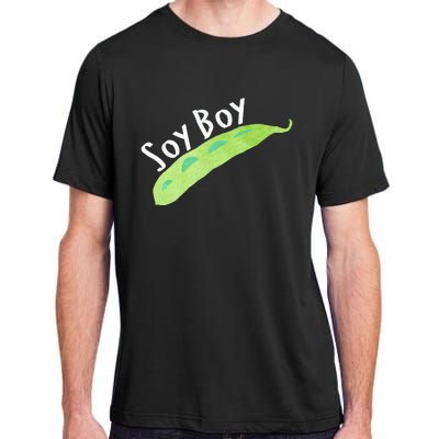 Funny Soy Boy Liberal Vegan Vegetarian Adult ChromaSoft Performance T-Shirt