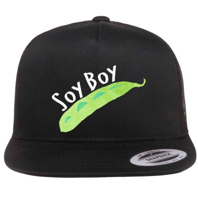 Funny Soy Boy Liberal Vegan Vegetarian Flatbill Hat
