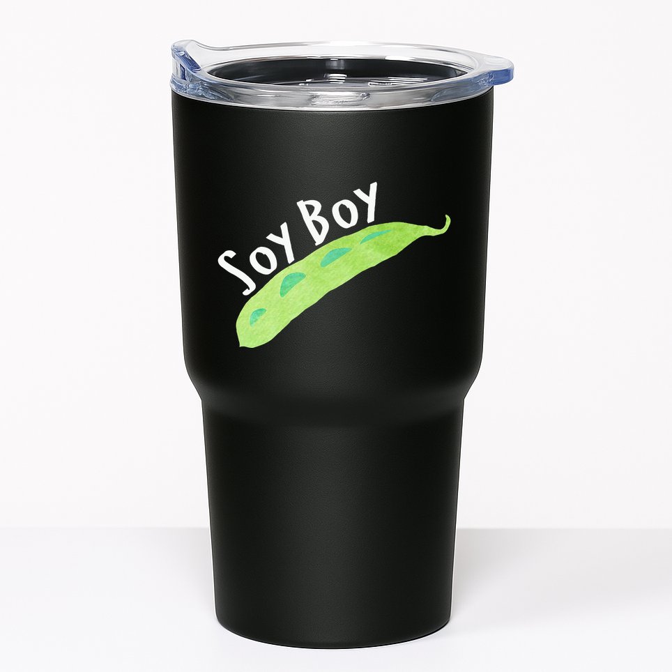 Funny Soy Boy Liberal Vegan Vegetarian Tumbler