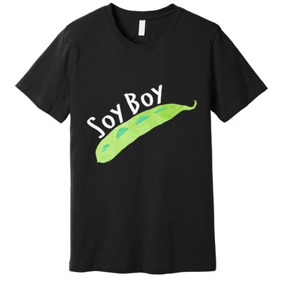 Funny Soy Boy Liberal Vegan Vegetarian Premium T-Shirt