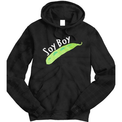 Funny Soy Boy Liberal Vegan Vegetarian Tie Dye Hoodie