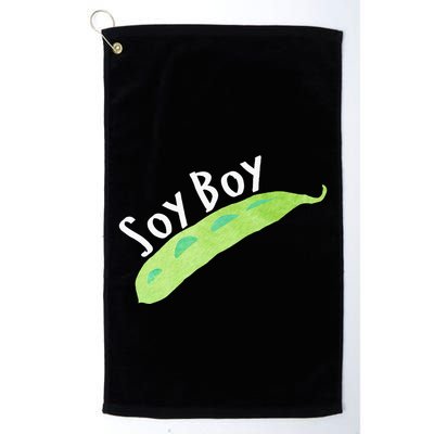 Funny Soy Boy Liberal Vegan Vegetarian Golf Towel