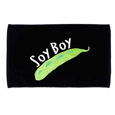 Funny Soy Boy Liberal Vegan Vegetarian Microfiber Hand Towel