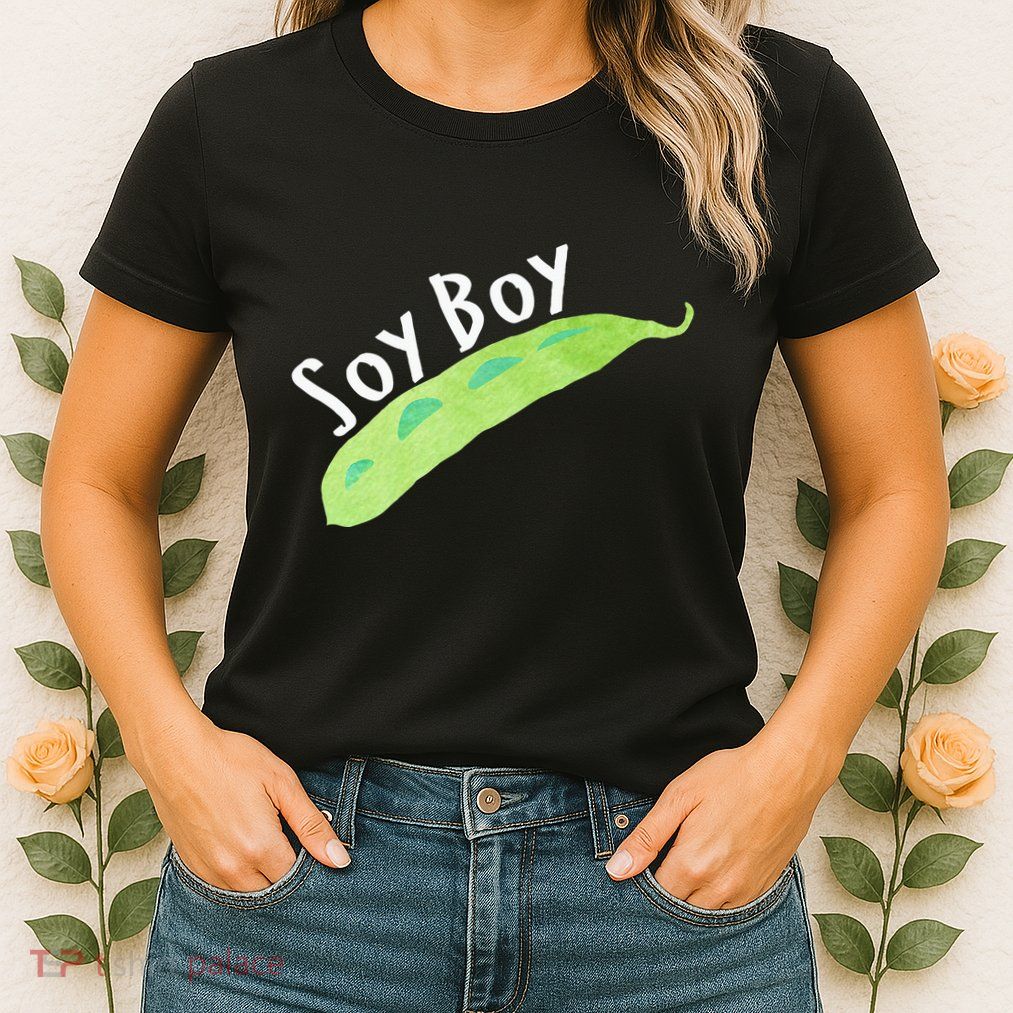 Funny Soy Boy Liberal Vegan Vegetarian Womens T-Shirt