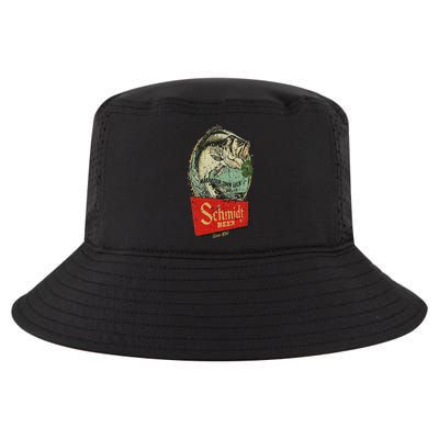 Fishing Schmidt Beer Make Your Own Luck 1894 Vintage Cool Comfort Performance Bucket Hat