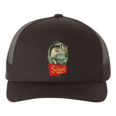 Fishing Schmidt Beer Make Your Own Luck 1894 Vintage Yupoong Adult 5-Panel Trucker Hat