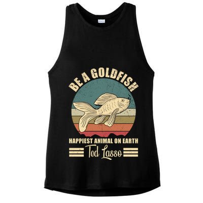 Funny Soccer, Be A Goldfish, Ted, Coach, Motivation, Lasso Ladies PosiCharge Tri-Blend Wicking Tank