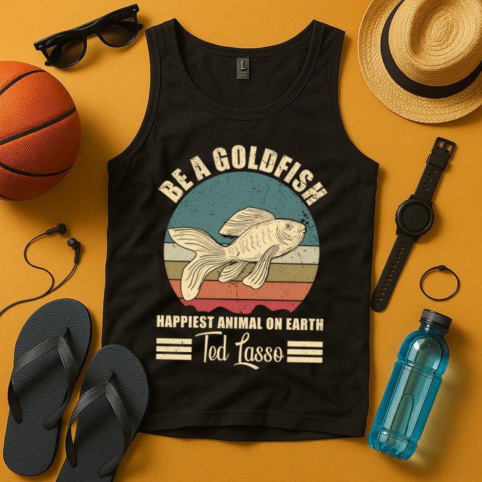 Funny Soccer, Be A Goldfish, Ted, Coach, Motivation, Lasso Tank Top