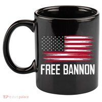 Free Steve Bannon 11oz C Handle Ceramic Mug
