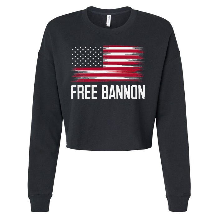 Free Steve Bannon Cropped Pullover Crew